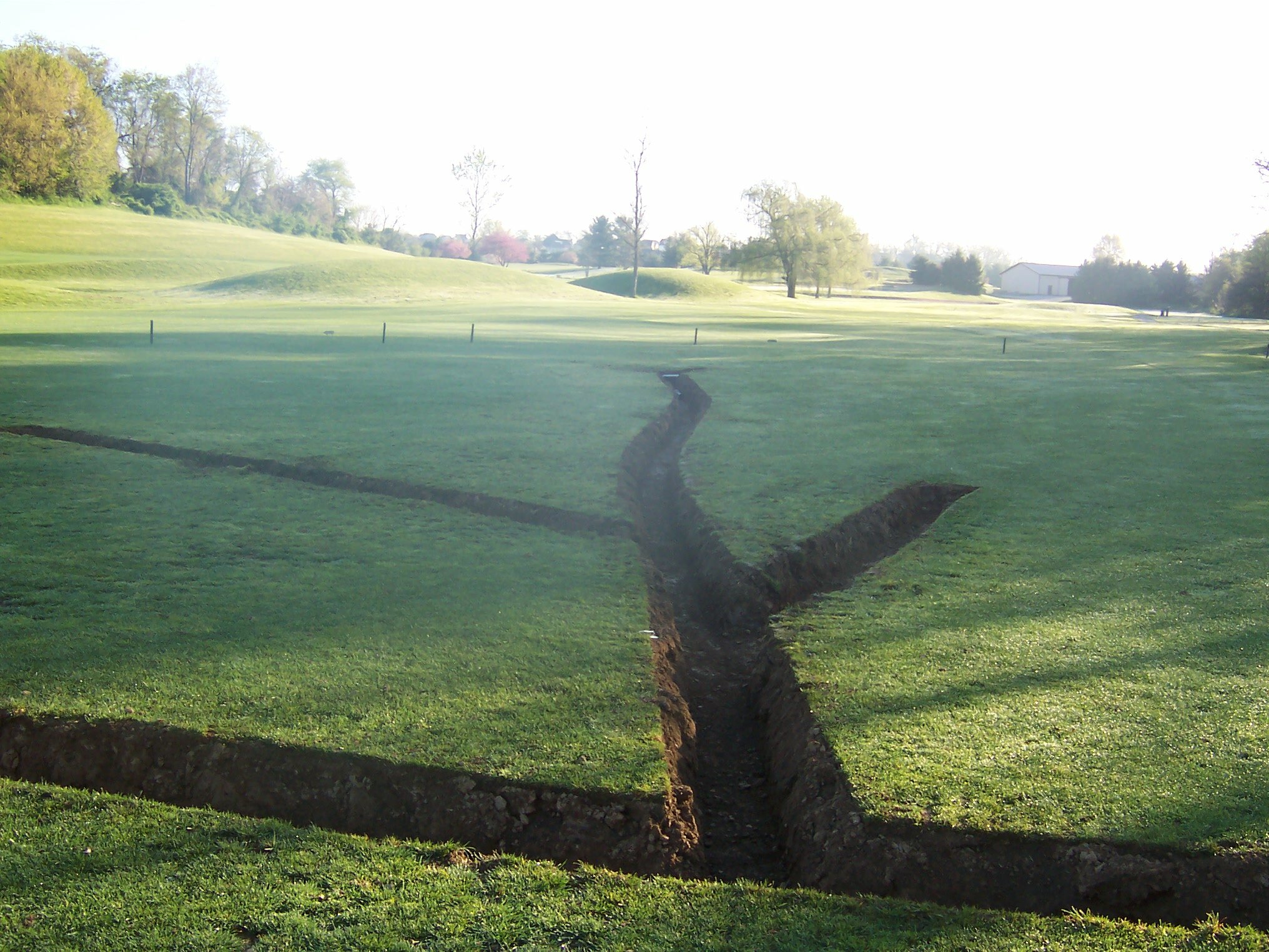 Fairway drainage