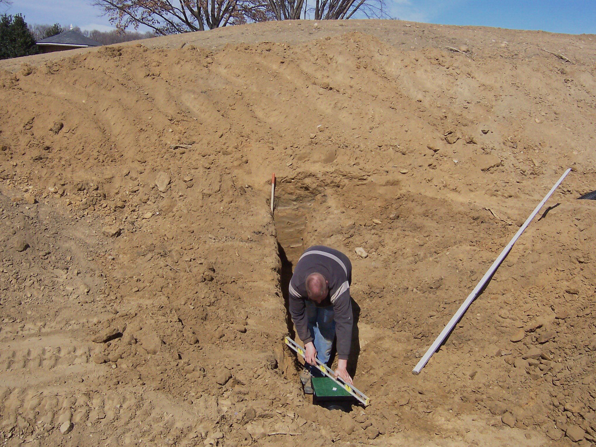 Inlet drain